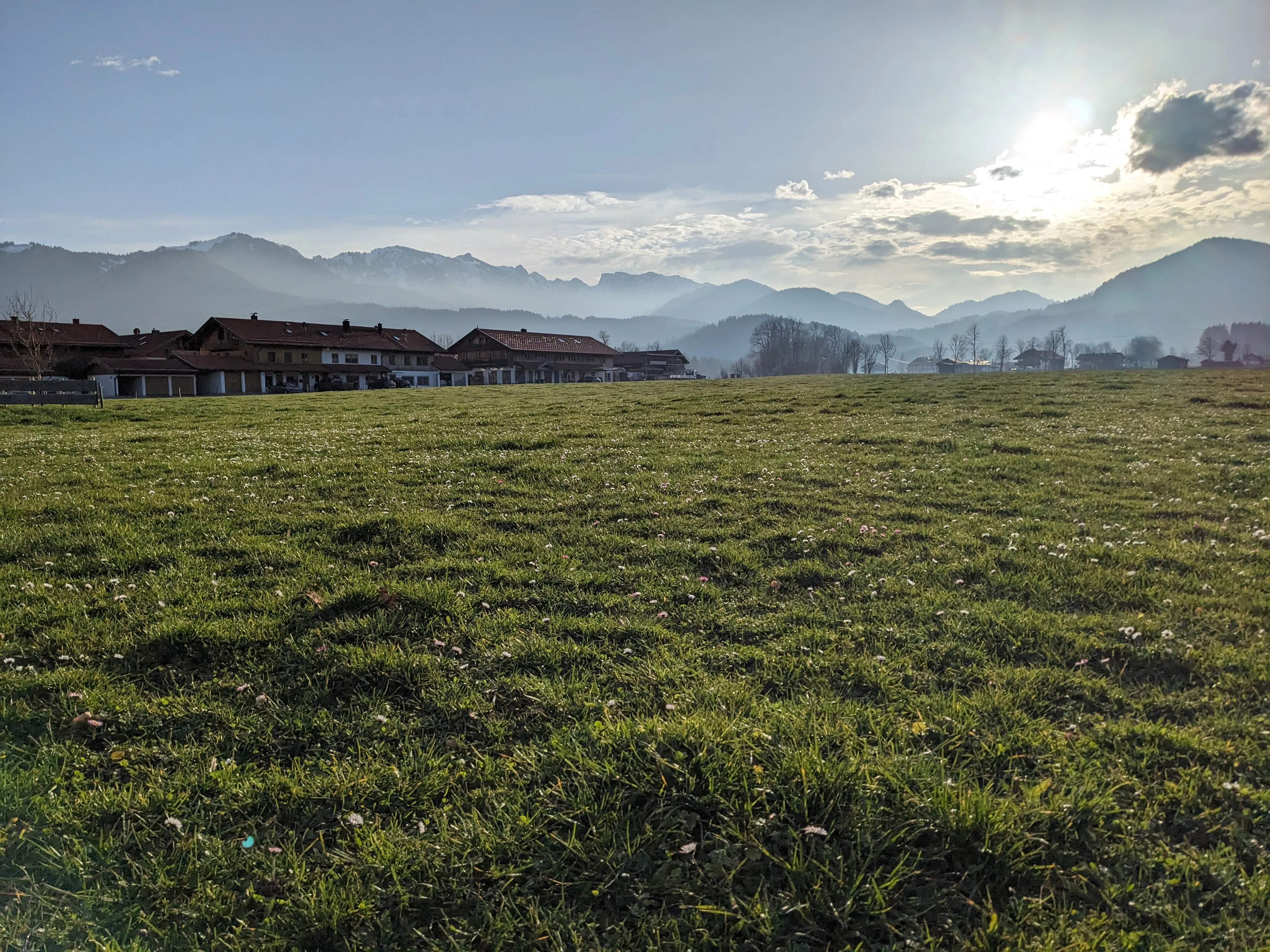 Bergpanorama im Isarwinkel bei Arzbach