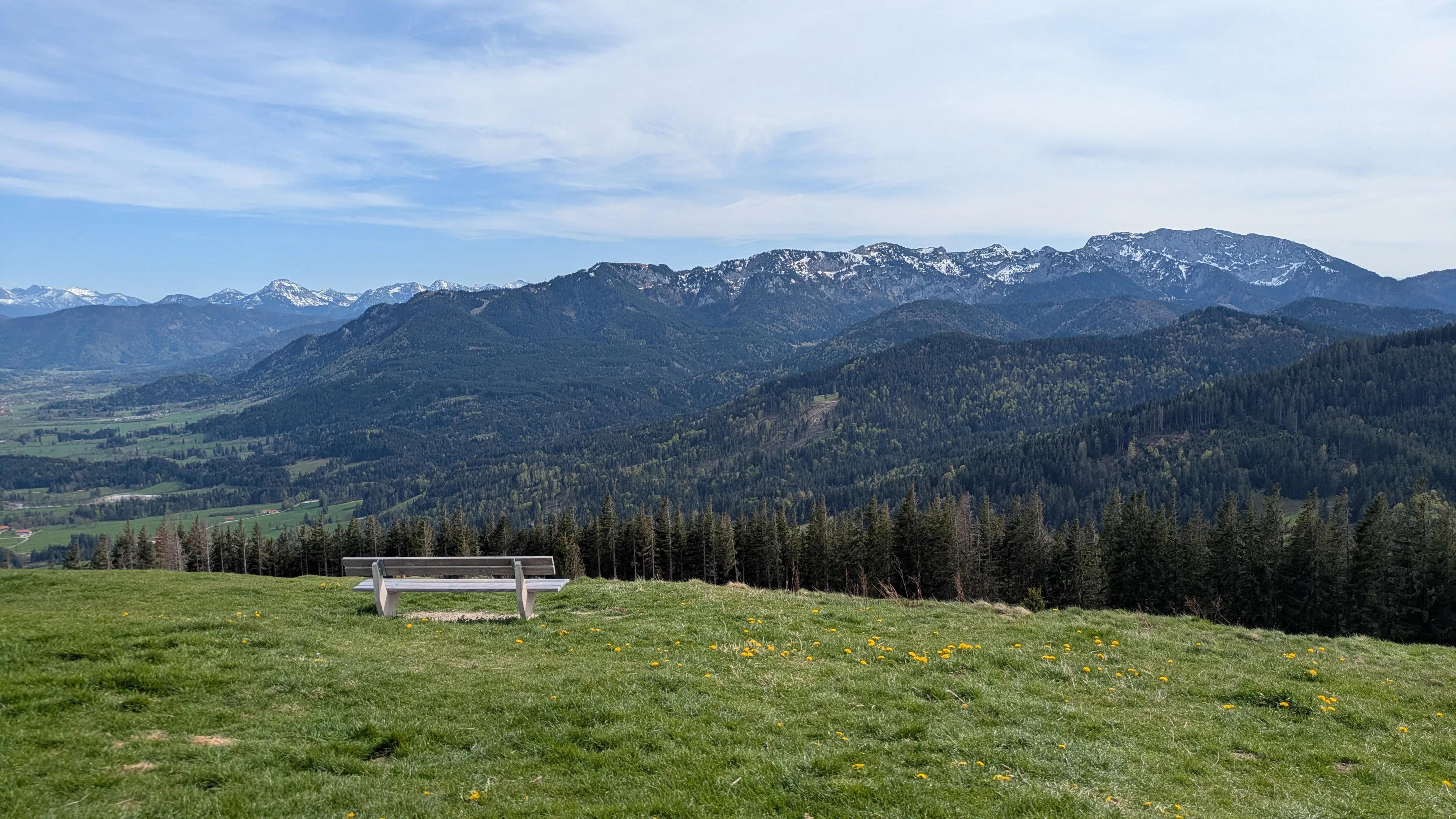 Voralpenlandschaft zwischen Bad Tölz und Lenggries