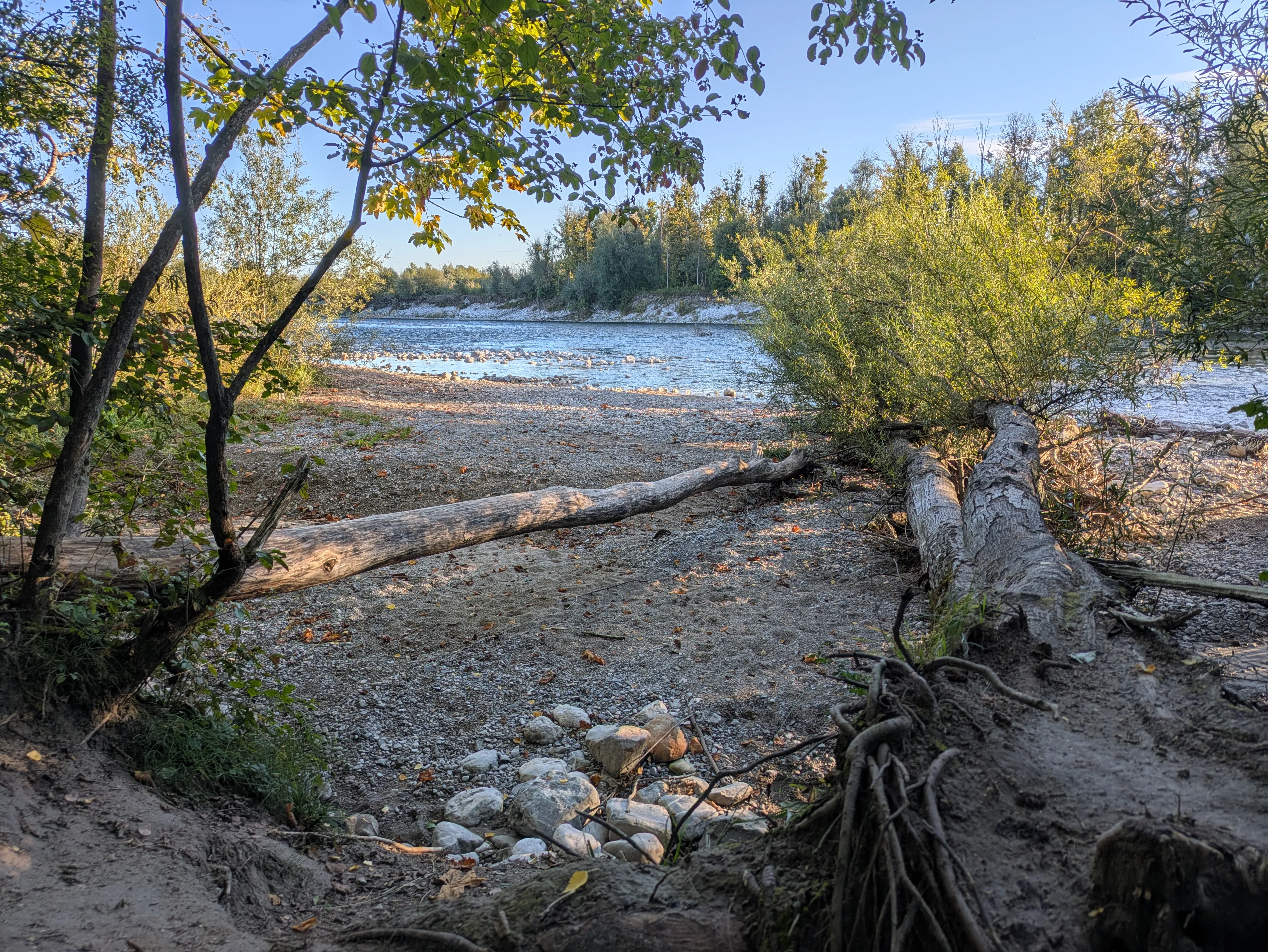 Die Isar bei Lenggries im Isarwinkel